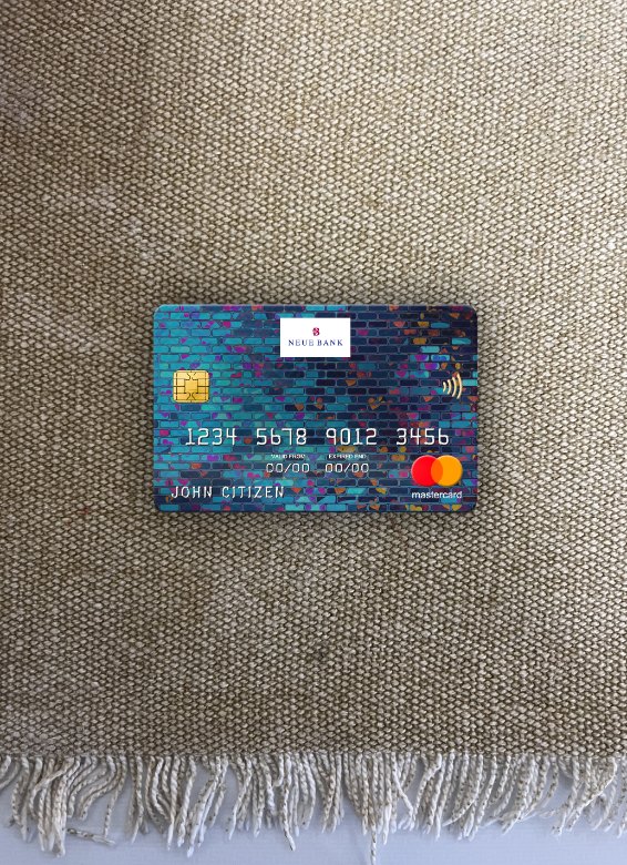 Download Liechtenstein Neue Bank AG bank mastercard photolook front Photoshop template